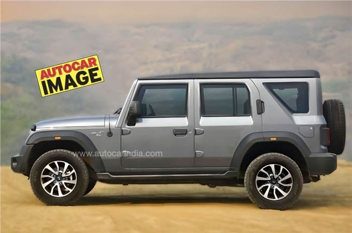 mahindra thar armada 5 door side mahindra thar armada 5 door side